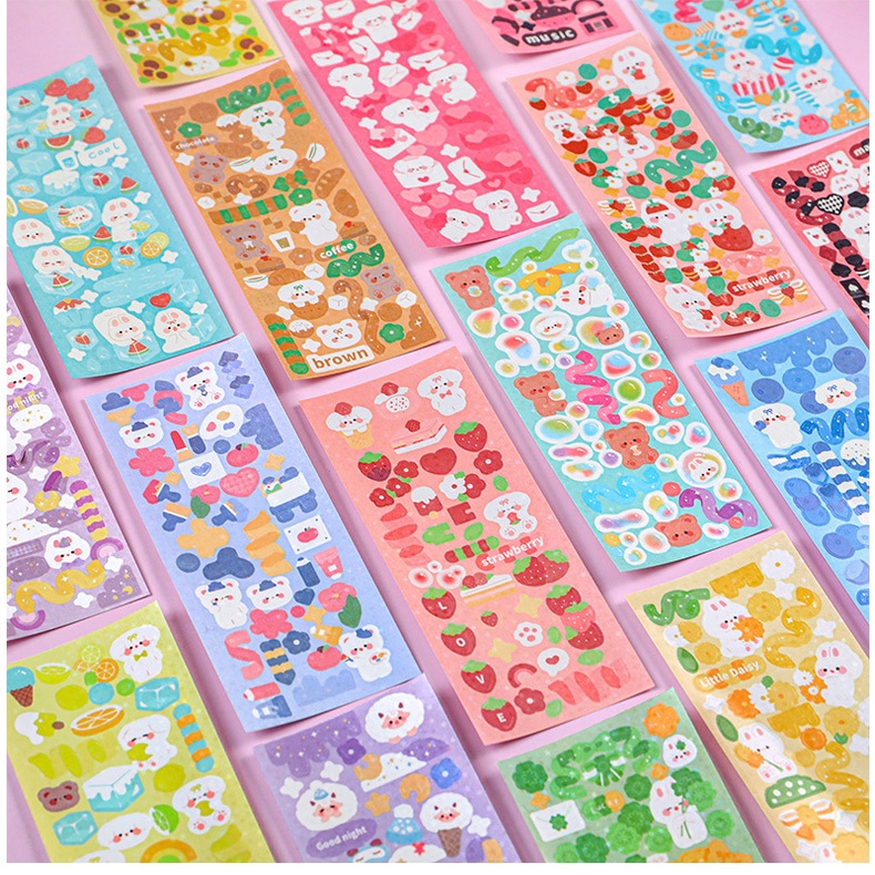 สติกเกอร์ ลายการ์ตูน Guka สําหรับตกแต่งสมุดบัญชีมือ DIY