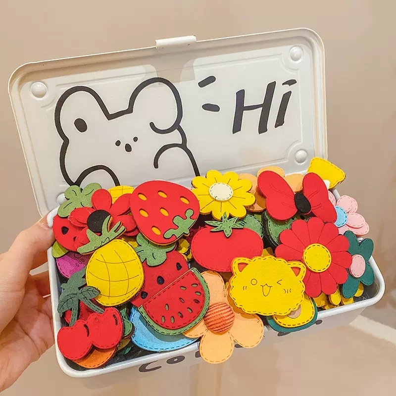 แผ่นแปะผมหน้าม้า ลายการ์ตูนน่ารัก สําหรับเด็ก จํานวน 5 ชิ้น