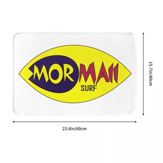 ใหม่ พร้อมส่ง Mormaii (2) พรมเช็ดเท้า ผ้าสักหลาด กันลื่น ดูดซับน้ําได้ดี แห้งเร็ว 16x24 นิ้ว สําหรับห้องน้ํา ห้องนั่งเล่น โซฟา ห้องนอน โต๊ะกาแฟ