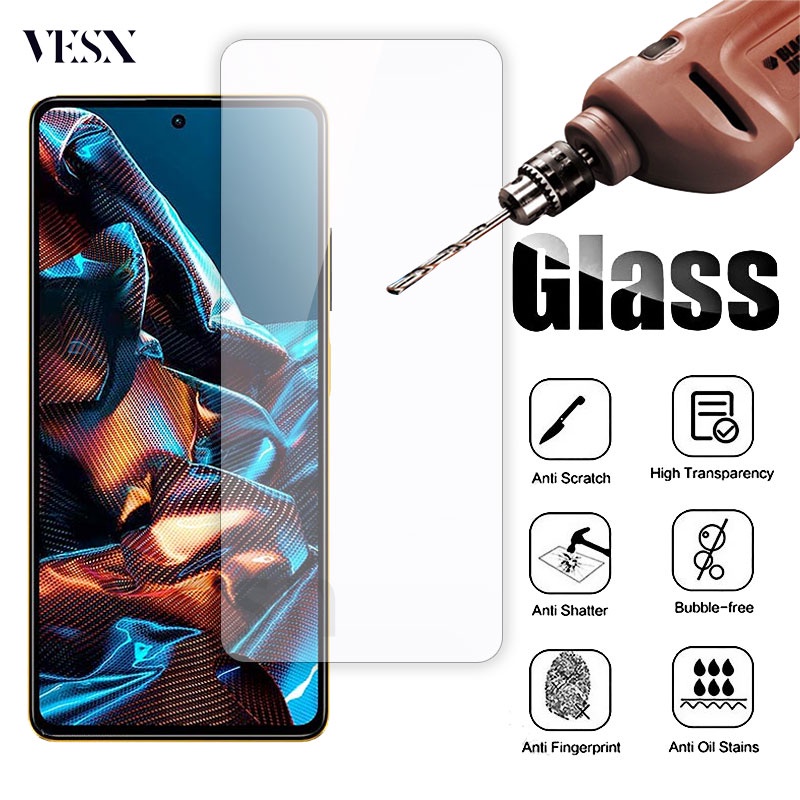ฟิล์มกระจก ใส Xiaomi POCO C85 C75 C65 C61 X6 X5 X4 X3 NFC F6 F5 F4 F3 GT M6 M5 M4 M3 Pro 5G 4G 2025