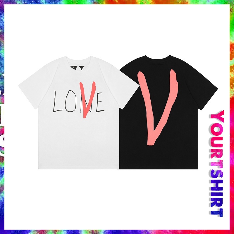 POPULAR QZDouble Hallow Shirt-Vlone Tshirt For Men Valentine's Day Limited Vintage Print_02