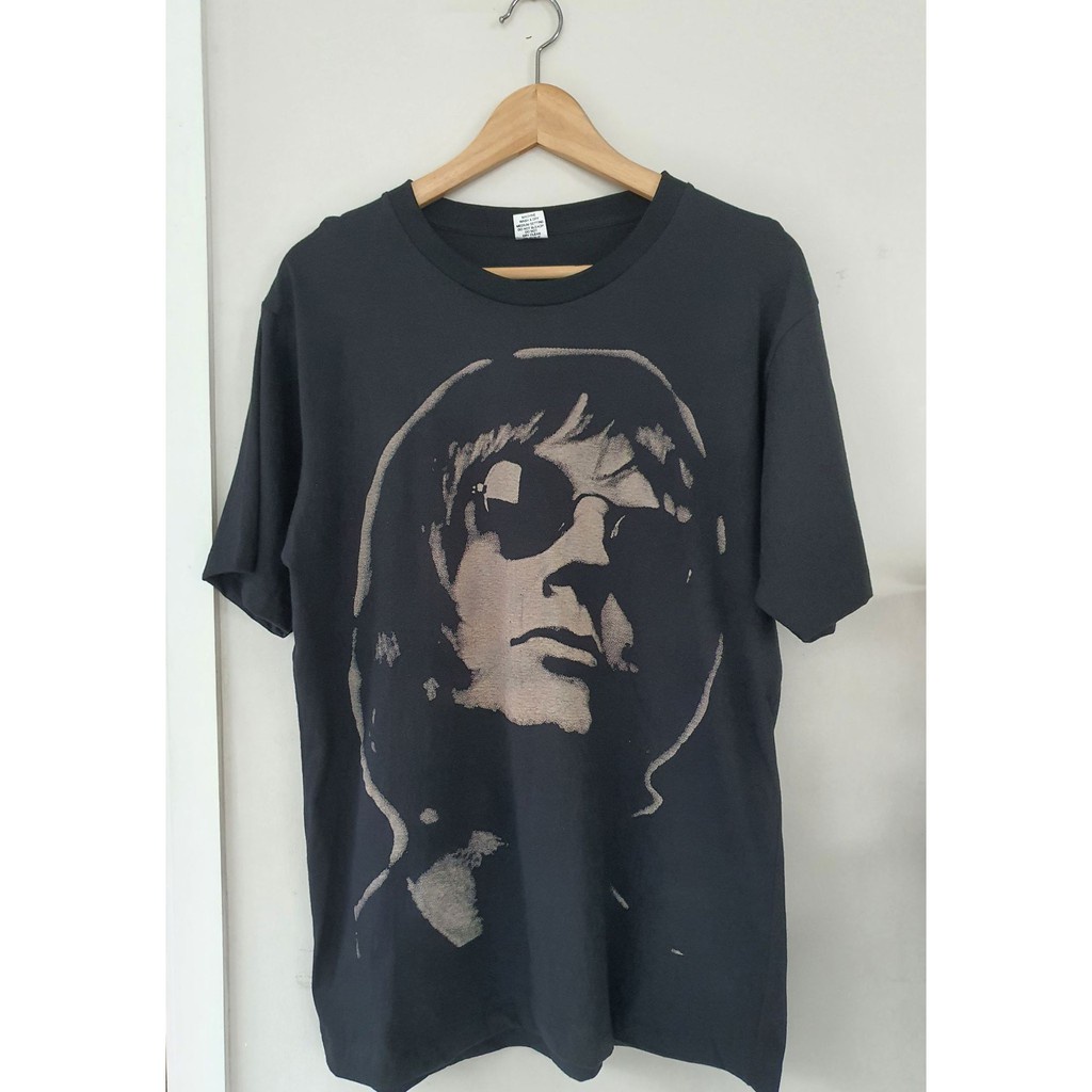 qpP5 /เสื้อยืด Oasis Band T-shirt! เสื้อยืดคอกลมผ้าฝ้าย   SHSK     โน