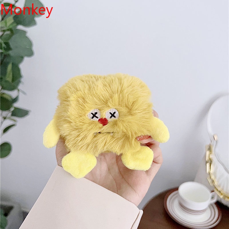 เคสหูฟังบลูทูธ ขนเฟอร์น่ารัก 3D สําหรับ Air Pods Pro 2 Apple AirPods 3 1 - รูปที่ 4