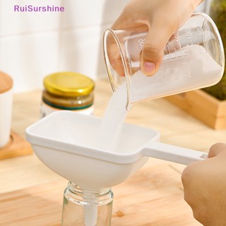 Ruisurshine ใหม่ กรวยจ่ายของเหลว พร้อมที่จับ สไตล์ญี่ปุ่น สําหรับขวดโหล แยม สลัด