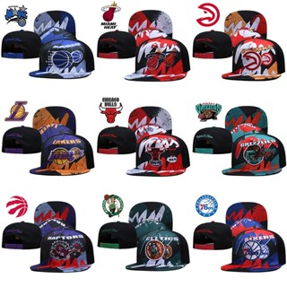 หมวกแก๊ป ผ้าแคนวาส ลาย N-B-A Lakers Bulls Celtics Snapback สไตล์ฮิปฮอป CU4T