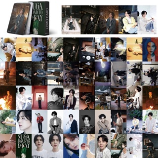 โปสการ์ด รูปภาพ SUGA ROAD TO D-DAY BT-S Lomo Cards Bangtan Boys Member Solo Kpop จัดส่งที่รวดเร็ว จํานวน 55 ชิ้น ต่อกล่อง