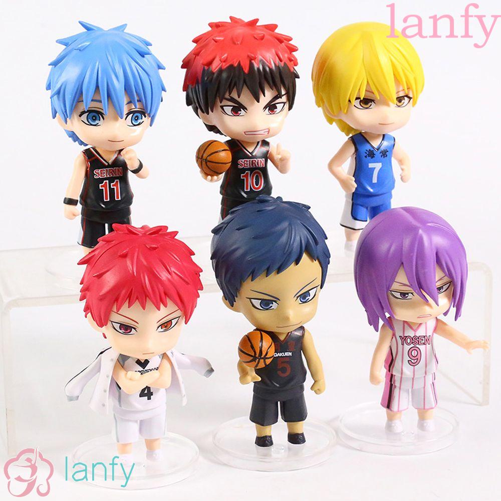 Lanfy โมเดลฟิกเกอร์ Pvc รูปปั้นอนิเมะ Atsushi Haikyuu Tobio Kuroko's Basketball Shoyo Murasakibara Aomine Yu ของเล่นสําหรับเด็ก