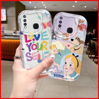 เคส Vivo Y19 เคสโทรศัพท์มือถือแบบนิ่ม tpu ใส กันกระแทก ลายตัวอักษรภาษาอังกฤษน่ารัก แฟชั่น สําหรับ TYNY