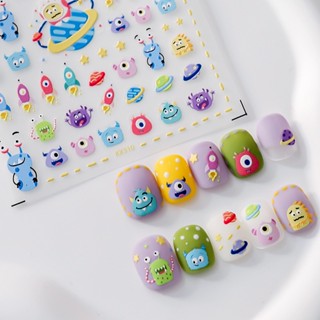 [SESAME] สติกเกอร์ ลายการ์ตูนเมฆ 5D สําหรับตกแต่งเล็บ TS-2422