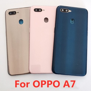 Bestore- ฝาครอบแบตเตอรี่ ด้านหลัง แบบเปลี่ยน สําหรับ OPPO A7 A7