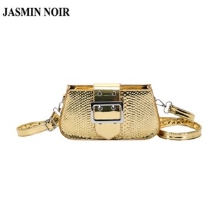 Jasmin NOIR กระเป๋าถือ กระเป๋าสะพายไหล่ หนังเทียม ลายจุด ขนาดเล็ก สําหรับสตรี