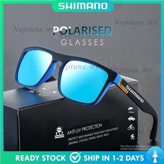 Shimano แว่นกันแดด Polarized Uv400 สําหรับขี่จักรยานเดินป่าตกปลาตั้งแคมป์