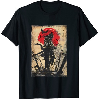 【HOT】เสื้อยืดผ้าฝ้ายพรีเมี่ยม เสื้อยืด พิมพ์ลาย Samurai warrior bushido code สไตล์ญี่ปุ่น