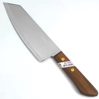 มีด mhfsuper มีดทำอาหาร มีดกีวี่ของแท้ มีดหั่นด้ามไม้ปลายตัด กีวี่ No.173 รุ่น Kitchen-knife-kiwi-173-09D-Boss