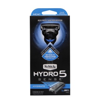 มีด Schick Hydro Sense Hydrate Kit  มีดโกนหนวด โกนหนวด ผู้ชาย มีดโกน Hydro 5