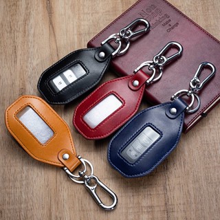 Key Case Men and Women Car Key Ring Universal Key Pendants Mini Leather Key Case Simple Protective Cover Waist Hanging Car keycase Fashion key bag