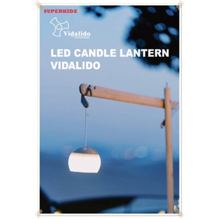 ไฟฉาย ⚡️[จัดส่งเร็ว 1-2 วัน] ⚡️Vidalido LED CANDLE LANTERN ไฟสำหรับแคมป์ปิ้ง พร้อมส่งจากไทย By Superkidz