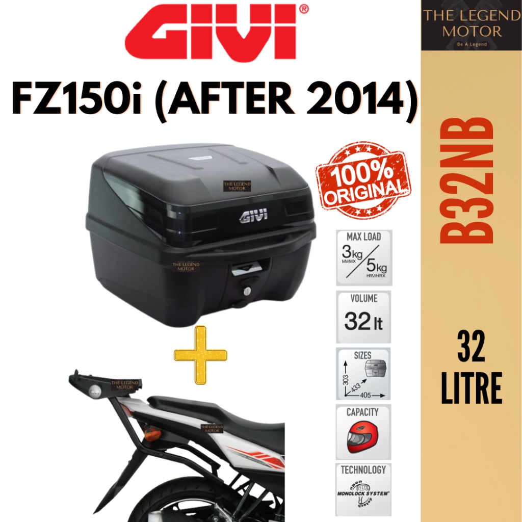 FZ150 i (AFTER 2014) V2 V3 FZ 150 FZ150i GIVI SRV SPECIAL RACK HEAVY DUTY MONORCK MONO RACK J CARRIE