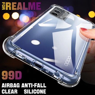 เคสโทรศัพท์ซิลิโคนใส กันกระแทก หรูหรา สําหรับ Realme GT Neo 3 2 Q3s 10 9i 8i 7 6 5 Pro C11 C21 XT X2 X3 Superzoom