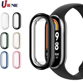 เคสป้องกัน TPU สําหรับ Xiaomi Mi Band 8 miband 8 ฝาครอบสมาร์ทวอทช์ ชุบบางเฉียบ กรอบป้องกัน กันกระแทก เคสใส