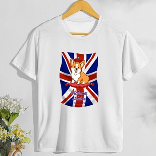 Cotton 70 Years Celebration Union Jack Top 2022 Queen Elizabeth II Platinum Jubilee Kids T-Shirt