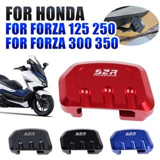 กันลื่น ตีนเป็ด อะไหล่มอเตอร์ไซค์ FOR HONDA Forza300 Forza350 Forza 300 350 125 250 อุปกรณ์เสริมแผ่นขาตั้งแผ่นขยายขาตั้ง