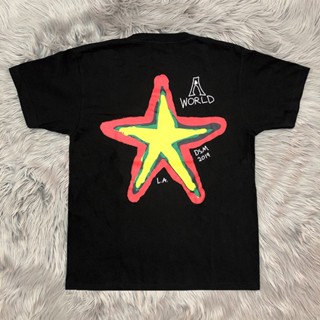 พร้อมส่ง เสื้อยืดแขนสั้น พิมพ์ลายกราฟฟิติ TRAVIS SCOTT x DOVER Star Tee