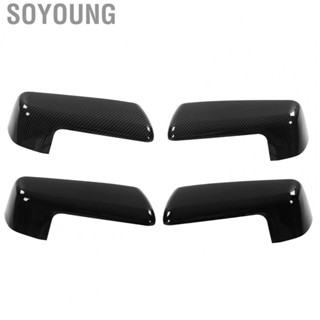 Soyoung Side Wing Mirror Cover Cap   Aging Wear Resistant Top Half Mirror Cover High Strength Easy To Install  for Car