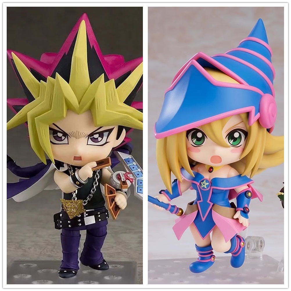 Nendoroid Yu-Gi-Oh! โมเดลฟิกเกอร์ Duel Monsters 1596 Mana Black Magician Girl 1069 Yami Yugi Articul