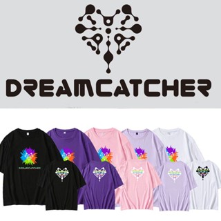 เสื้อยืดลําลอง ผ้าฝ้าย แขนสั้น คอกลม พิมพ์ลาย Kpop DREAM CATCHER สําหรับผู้ชาย และผู้หญิง