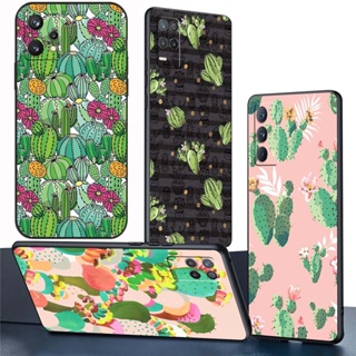 เคสโทรศัพท์มือถือซิลิโคน TPU แบบนิ่ม ลาย BS1 กระบองเพชร สําหรับ Realme 10T 11 Pro 11 Pro+ C55 C33 2023 GT Neo5 SE GT3 Narzo N55 N53