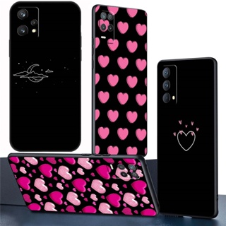 เคสโทรศัพท์มือถือ ซิลิโคนนิ่ม TPU ลายหัวใจน่ารัก BS100 สําหรับ Realme 10T 11 Pro 11 Pro+ C55 C33 2023 GT Neo5 SE GT3 Narzo N55 N53