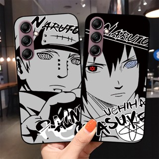 เคสโทรศัพท์มือถือ พิมพ์ลายนารูโตะ Sasuke 3 มิติ สําหรับ Samsung Galaxy A14 A24 A34 A54 M14 M54 5G 4G