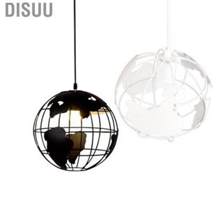 Disuu Metal Globe Pendant Ceiling Lamp Industrial Style Vintage Home Decoration for Art Cafe Bedroom Bar Counter