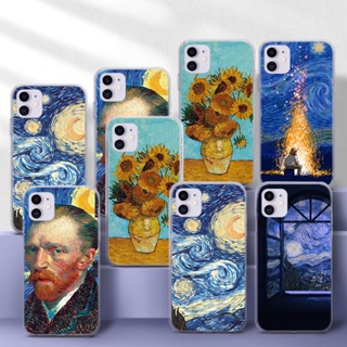 เคสโทรศัพท์มือถือแบบนิ่ม TPU ใส ลาย Van Gogh starry night 117WES สําหรับ Samsung S7 Edge A9 M30S M21 M31 M51 Note 10 Lite Plus 20 Ultra 8 9