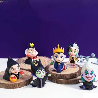 Leota Villains Series ฟิกเกอร์ รูปปั้นเจ้าหญิง Evil Queen Maleficent Villains 6 ชิ้น ต่อล็อต