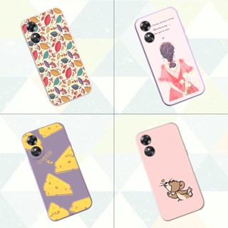 เคส OPPO A17 A17K เคสโทรศัพท์ซิลิโคน แบบนิ่ม ลายการ์ตูน สําหรับ  CSF_S1