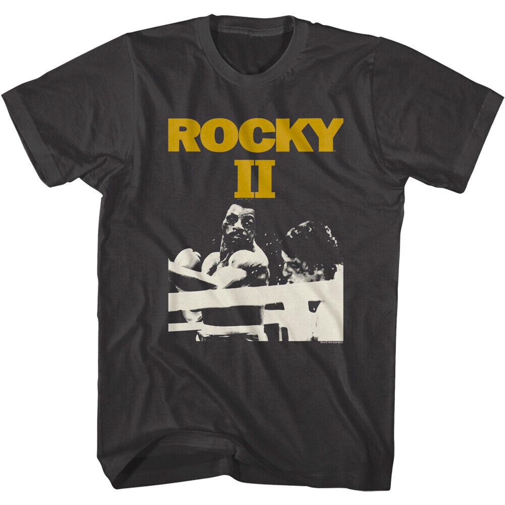 เสื้อยืดผู้ชาย Rocky ภาพยนตร์เรื่อง Boxer Cotton Tee