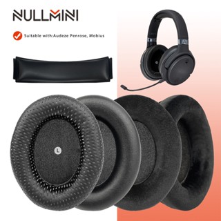 Nullmini แผ่นครอบหูฟัง ผ้ากํามะหยี่ แบบเปลี่ยน สําหรับ Audeze Penrose Mobius