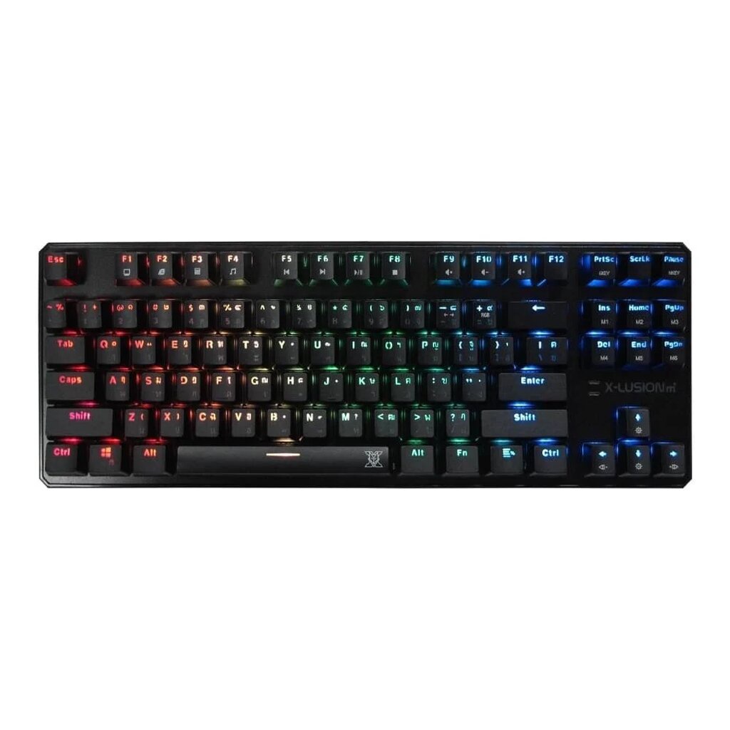 Nubwo X21 TKL BLACK RGB Mechanical Keyboard RED SWITCH EN/TH Warranty 2 Year