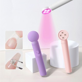 ลูกปัดโคมไฟ 4 ตัว ไฟล้อคอะไหล่ล้อคสีเจลสามารถล้อคสีให้แห้งได้เลยมี  LED Nail Lamp