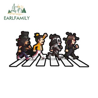 Earlfamily สติกเกอร์กราฟิก The master of rock running Aquaflask กันน้ํา สําหรับติดตกแต่งกระจกรถยนต์ 13 ซม. x 5.9 ซม.