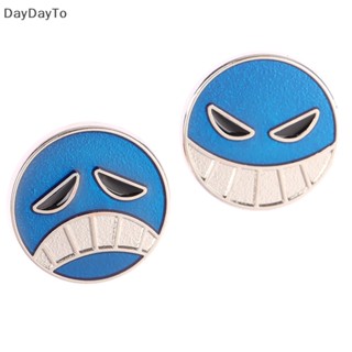 Daydayto เข็มกลัดโลหะ รูปการ์ตูนอนิเมะญี่ปุ่น Ace Cap Lapel Pins เครื่องประดับ สําหรับผู้หญิง และผู้ชาย 2 ชิ้น