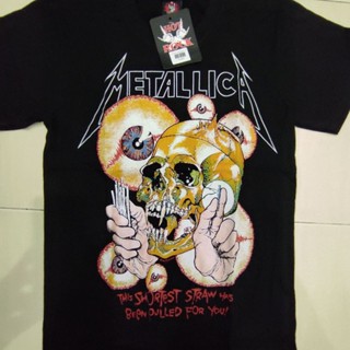 เสื้อยืดแขนสั้น พิมพ์ลาย Metallica 03 Hot Rock