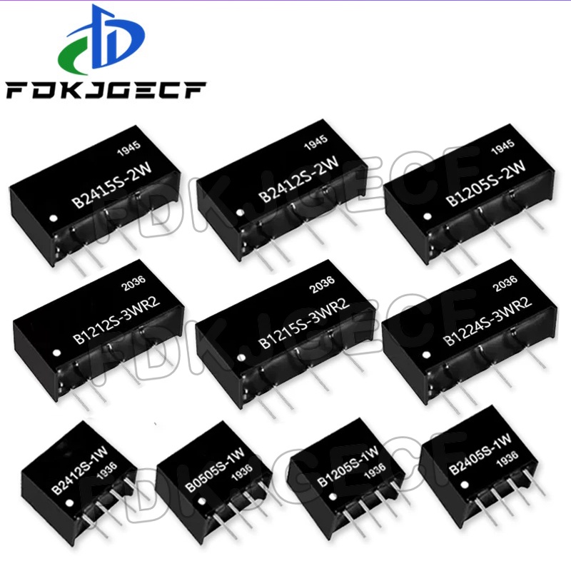 1PCS B0505S 1W 2W 3WR2 B0303S B0305S B0312S B0503S B0505S B0512S ควบคุมแหล่งจ่ายไฟโมดูลแยก Switching
