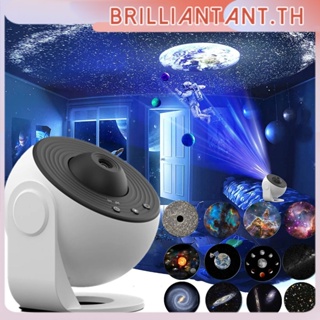 12in1 Galaxy Star Night Light Projector 360 ° หมุน Led Starry Sky Space Moon Wall Decor Timer ของขวัญวันวาเลนไทน์ Bri