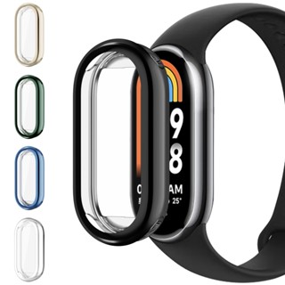 สําหรับ Xiaomi MI Band 8 TPU เคสแบบเต็ม ชุบ กันกระแทก เคสป้องกัน นิ่ม เคสป้องกัน