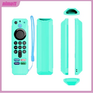 Ni เคสรีโมตซิลิโคน กันฝุ่น กันตก สําหรับ Amazon Alexa Voice Remote 3rd Gen