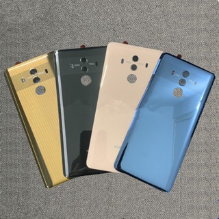 Mate10 Pro ฝาหลัง สําหรับ Huawei Mate 10 Pro ตัวเรือนแบตเตอรี่ ซ่อมโทรศัพท์ เปลี่ยนเคสด้านหลัง + เลนส์กล้องโลโก้