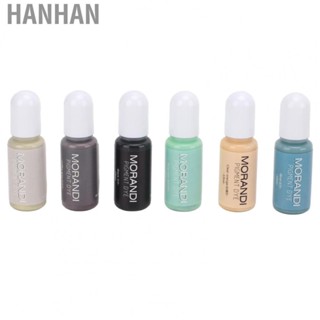 Hanhan Epoxy Resin Color Pigment Dye  6 Colors Morandi Colors 6 Colors Epoxy Resin Pigment  for Resin art for Handicraft Decoration